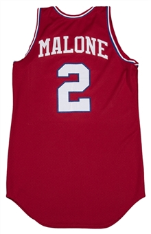 1982-86 Moses Malone Game Used Philadelphia 76ers Jersey (Malone LOA)
